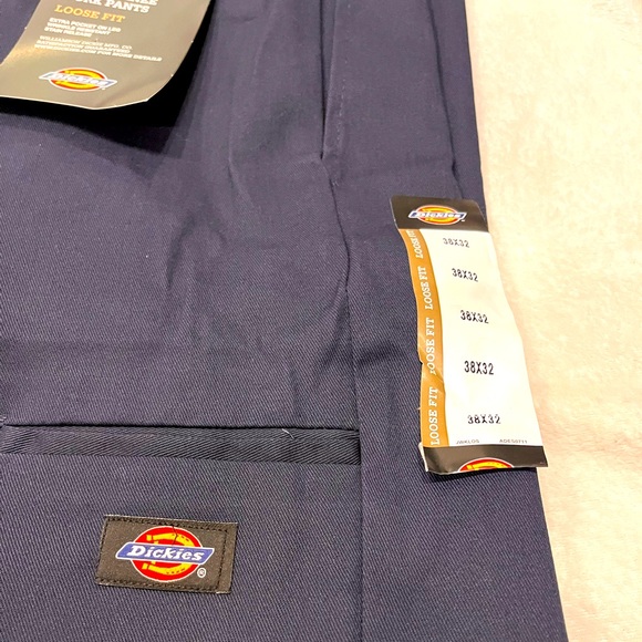 NWT 2 pack Dickies double knee work pants lose fit size 38X32 - Picture 4 of 5